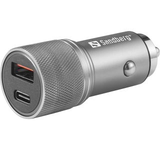 SANDBERG AVTOMOBILSKI POLNILNIK 48W 1X USB-C, 1X USB-A