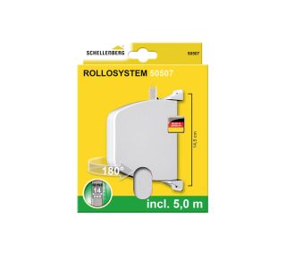 SCHELLENBERG NAVIJALEC ZA ROLETE MINI BELE BARVE