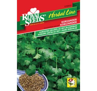 SEME DIŠAVNICE ROYAL SEEDS KORIANDER HL 22 SEME DIŠAVNICE ROYAL SEEDS KORIANDER HL 22