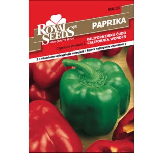 PLODOVKA ROYAL SEEDS PAPRIKA CALIFORNIA W. 133 PLODOVKA ROYAL SEEDS PAPRIKA CALIFORNIA W. 133