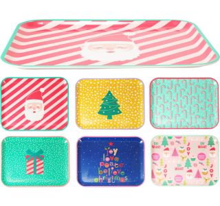 SERVIRNI PLADENJ EH 37X29 CM RAZLIČNI BOŽIČNI DEKORJI