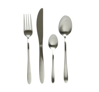 SET JEDILNEGA PRIBORA DECORIS 16 DELNI DECORIS SREBRNE BARVE