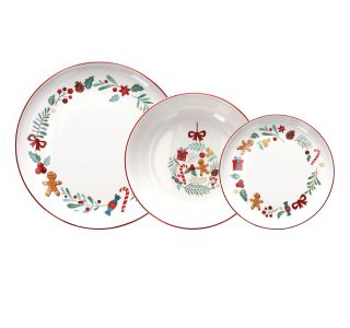 SET KROŽNIKOV TOGNANA 12 DELNI EDGE CAROL BOŽIČNI MOTIV