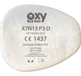 PREDFILTER OXYPRO PAINTER AERO A2P3