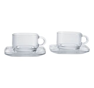 SET SKODELIC IN LONČKOV 240ML GB AMERICANO 4/1 CAPPUCCINO STEKLEN