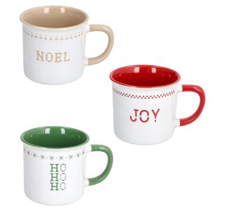 SET SKODELIC IN LONČKOV TOGNANA 3 DELNI NATALE MERRY BITS 360 ML RAZLIČNI DEKORJI