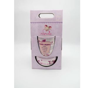 SET SKODELIC IN LONČKOV ATALA MIAMONDO DARILNI SET LONČEK IN SKLEDICA