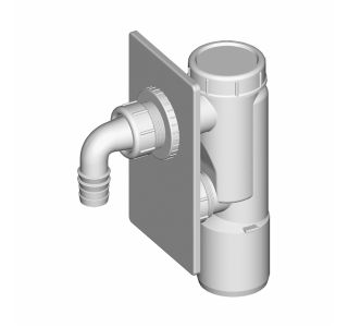 SIFON ZA PRALNI STROJ LIV PODOMETNI PVC FI 50