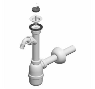 SIFON ZA UMIVALNIK LIV S PRIKLJUČKOM ZA PS IZTOK 32