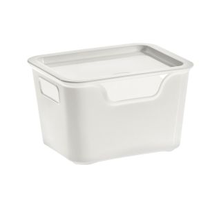 ŠKATLA/ZABOJ BELLA 18X14X11 CM(L),S POKROVOM BELA