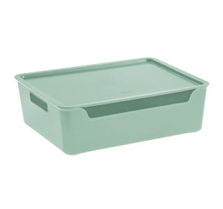 ŠKATLA/ZABOJ BELLA 36X2/8X11 CM (XXL), S POKROV.,ŽAJBLJEV ZELENI