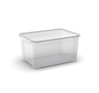 ŠKATLA/ZABOJ CURVER TBOX, TRANSPARENT, 47 L S POKROVOM