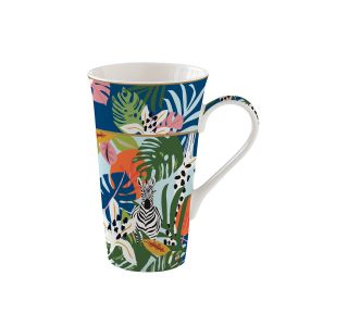 SKODELICA / LONČEK EASY LIFE TROPICAL VIBES 600 ML LONČEK