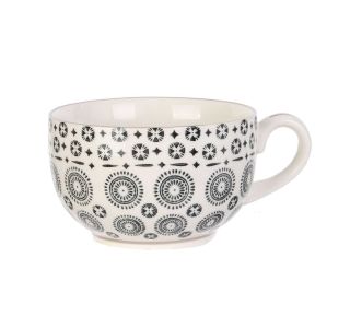 SKODELICA / LONČEK HOME DECO 350 ML DEKOR MIRAGE PORCELAN