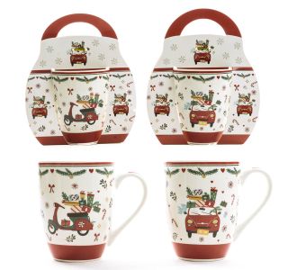 SKODELICA / LONČEK MHOME 340ML, RAZLIČNI MOTIVI OKRAŠEN AVTO IN MOTOR