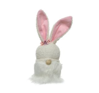 ŠKRAT Z ZAJČJIMI UŠESI, BELE BARVE ŠKRAT Z ZAJČJIMI UŠESI, BELE BARVE