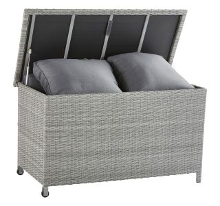 SKRINA DAVOS FIX WHEELS WICKER-ALU GREY 120X60X68 SKRINA DAVOS FIX WHEELS WICKER-ALU GREY 120X60X68