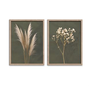 SLIKA STYLER BOHO DVOJNA Z OKVIRJEM 30X40 FR382