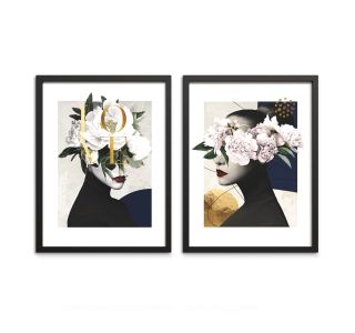 SLIKA STYLER DARLING DVOJNA Z OKVIRJEM 30X40 FR384