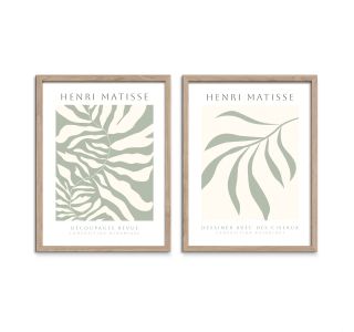 SLIKA STYLER SAGE DVOJNA Z OKVIRJEM 30X40 FR389