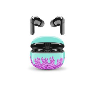 SLUŠALKE MUSIC SOUND MINT-VIJOLA BLUETOOTH UŠESNE TWS