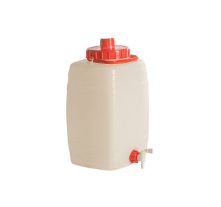 SOD S PIPICO DEMETRA BEL 15L Z ROČAJI RDEČ POKROV SOD S PIPICO DEMETRA BEL 15L Z ROČAJI RDEČ POKROV