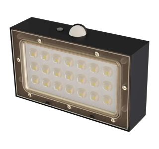 SOLARNA VRTNA SVETILKA LED SOLAR LUMINAIRE PRO BRICK 350LM IP65 NW ČRNA