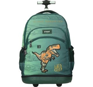 ŠOLSKA TORBA NA KOLESIH STREET DINOSAUR