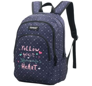 ŠOLSKI NAHRBTNIK TARGET JOY FOLLOW YOUR HEART 27796 ŠOLSKI NAHRBTNIK TARGET JOY FOLLOW YOUR HEART 27796