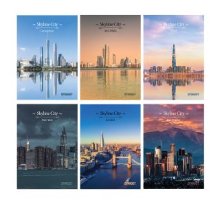 ŠOLSKI ZVEZEK STREET SKYLINE CITY A4 54L BREZČRTNI ŠOLSKI ZVEZEK STREET SKYLINE CITY A4 54L BREZČRTNI