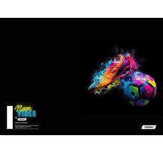 ŠOLSKI ZVEZEK TARGET A4 BREZČRTNI NEON VIBES 28169 52L