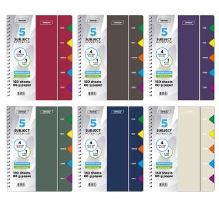 ŠOLSKI ZVEZEK TARGET SPIRALNI A4 5 PREDMETOV ČRTE+KARO 28493 ŠOLSKI ZVEZEK TARGET SPIRALNI A4 5 PREDMETOV ČRTE+KARO 28493