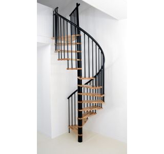 STOPNICE MINKA SPIRAL EFFECT FI 120 ČRNA/BUKEV STOPNICE MINKA SPIRAL EFFECT FI 120 ČRNA/BUKEV