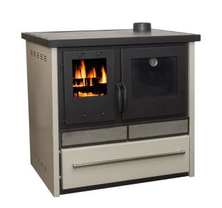 ŠTEDILNIK NA TRDA GORIVA TERMO SISTEM TERMO 50 DESNI BEŽ