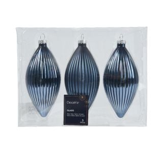 FI 6X13 CM, TEMNO MODRA VZOREC, 3/1