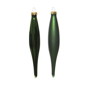 STEKLENA BUNKA DECORIS SVEČA, TEM. ZELENA, 15 CM 6/1