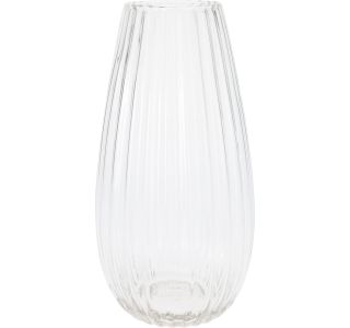 STEKLENA VAZA EH REBRASTO STEKLO 150X300 MM STEKLENA VAZA EH REBRASTO STEKLO 150X300 MM