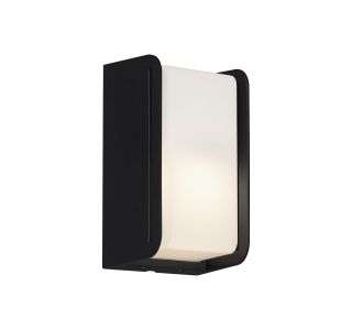 STENSKA VRTNA SVETILKA BRILO 1XE27 ČRNA