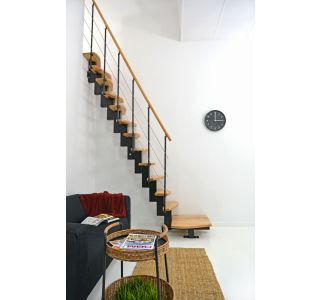 STOPNICE MINKA QUATRO TURN ČRNA/BUKEV STOPNICE MINKA QUATRO TURN ČRNA/BUKEV