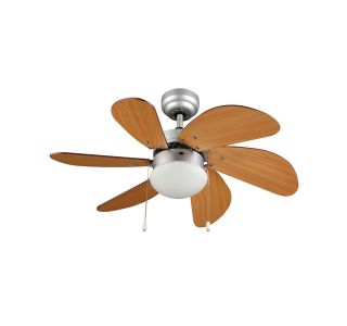 STROPNI VENTILATOR S SVETILKO FI90 6 ELIS 1X60W E14 STROPNI VENTILATOR S SVETILKO FI90 6 ELIS 1X60W E14