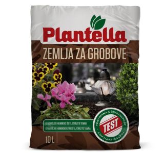 SUBSTRAT ZA OKR. RASTLINE PLANTELLA ZEMLJA ZA GROBOVE SPECIALNA 20 L