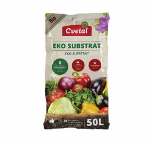 SUBSTRAT ZA PRIDELAVO CVETAL EKO SUBSTRAT 50L SUBSTRAT ZA PRIDELAVO CVETAL EKO SUBSTRAT 50L