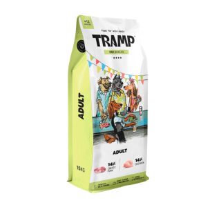 SUHA HRANA ZA PSE TRAMP ROC ADULT SUHA HRANA ZA ODRASLE PSE Z IBERSKO SVINJINO, 15 KG
