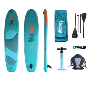 SUP WASUP LITE 112 11.2X32X6 TURKIZ S KAJAK VESLOM IN SEDEŽEM