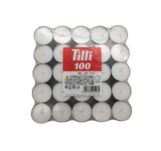 ČAJNA SVEČA TILLI BELA 100/1 ČAJNA SVEČA TILLI BELA 100/1