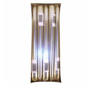 SVEČA MULLER KONUS SREBRNA 21X250