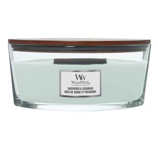 SVEČA V KOZARCU WOODWICK CLASSIC ELLIPSE SAGEWOOD & SEAGRASS SVEČA V KOZARCU WOODWICK CLASSIC ELLIPSE SAGEWOOD & SEAGRASS