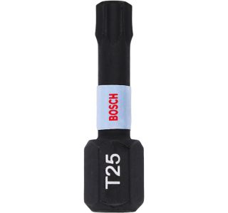 TORX NASTAVEK C6,3 BOSCH T25 25 MM 2 KOS IMPACT CONTROL