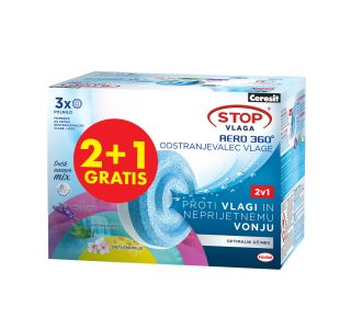 TABLETA HENKEL ACC CERESIT STOP AERO 360° 3X450 G AROMA (MIX)
