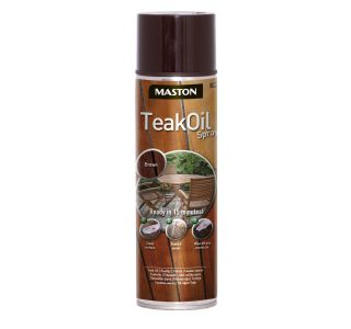 TIKOVO OLJE V SPREJU MASTON 400 ML RJAVO